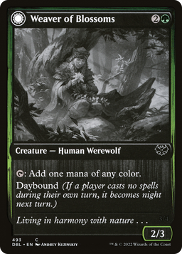 Weaver of Blossoms (DBL-493) - Innistrad: Double Feature: (Double Faced Transform)