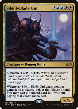 Silent-Blade Oni (PCA-105) - Planechase Anthology