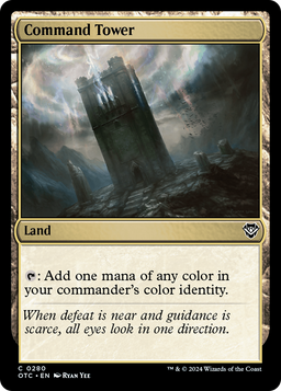 Command Tower (OTC-280) - Outlaws of Thunder Junction Commander
