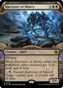 Harvester of Misery (Showcase) (BIG-039) - The Big Score: (Showcase) Foil