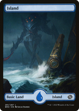 Island (281) - Full Art (BRO-281) - The Brothers' War Foil