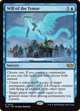 Will of the Temur (TDC-024) - Commander: Tarkir: Dragonstorm