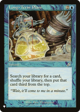 Long-Term Plans (LIST-038) - The List