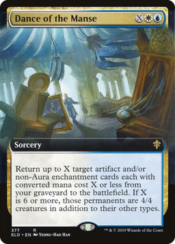 Dance of the Manse (Extended Art) (ELD-377) - Throne of Eldraine: (Extended Art)