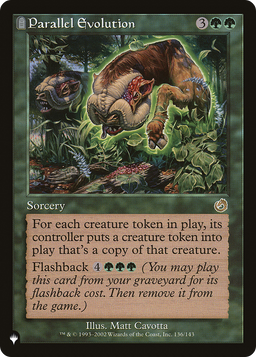 Parallel Evolution (LIST-136/143) - The List: (tombstone)