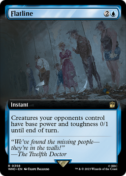 Flatline (Extended Art) (WHO-358) - Doctor Who: (Extended Art) Foil