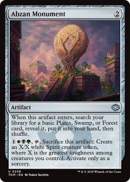 Abzan Monument (TDM-238) - Tarkir: Dragonstorm
