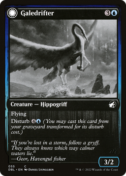 Galedrifter (DBL-055) - Innistrad: Double Feature: (Double Faced Transform) Foil