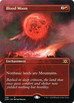 Blood Moon (Borderless) (2XM-346) - Double Masters Foil