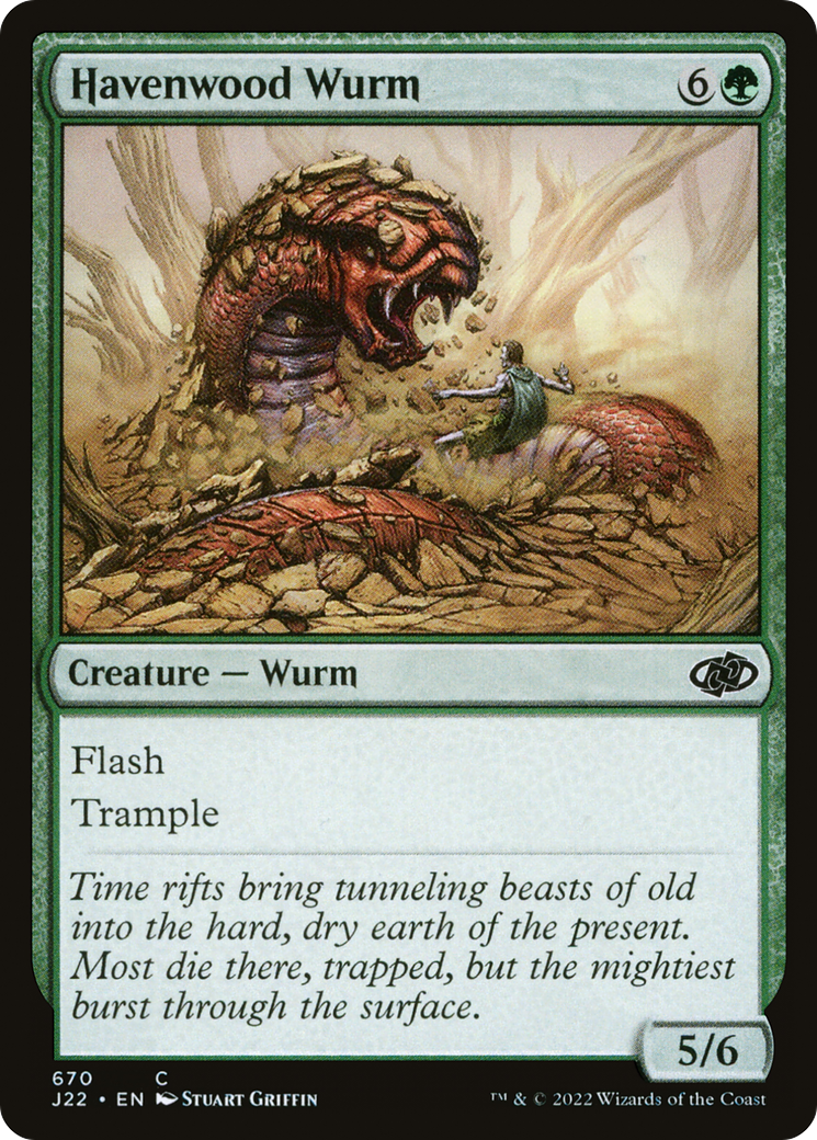 Havenwood Wurm (J22-670) - Jumpstart 2022