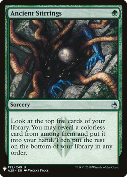 Ancient Stirrings (LIST-A25-159) - The List