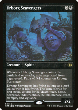 Urborg Scavengers (MAT-115) - March of the Machine: The Aftermath Etched Foil