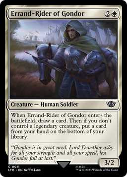 Errand-Rider of Gondor (LTR-011) - The Lord of the Rings: Tales of Middle-earth Foil