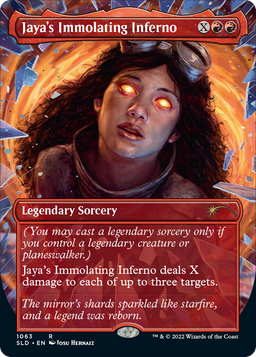 Jaya's Immolating Inferno (SLD-1063) - Secret Lair Drop (Borderless)