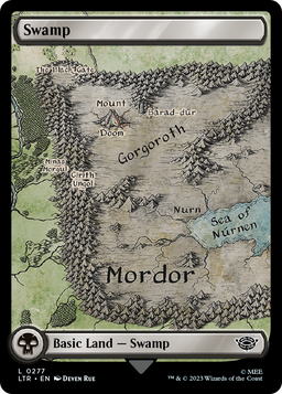 Swamp (0277) (LTR-277) - The Lord of the Rings: Tales of Middle-earth Foil