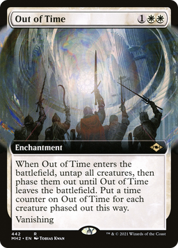Out of Time (MH2-442) - Modern Horizons 2: (Extended Art) Foil