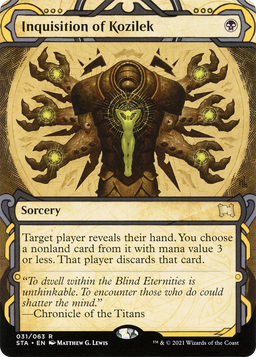 Inquisition of Kozilek (STA-031) - Strixhaven Mystical Archive: (Showcase) (Borderless) Foil