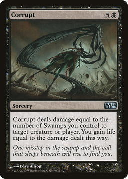 Corrupt (M14-091) - Magic 2014 Foil