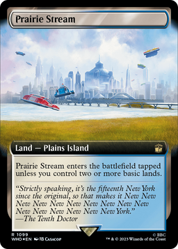 Prairie Stream (Extended Art) (Surge Foil) (WHO-1099) - Doctor Who: (Extended Art) Foil
