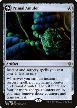 Primal Amulet (XLN-243) - Ixalan: (compasslanddfc) Foil