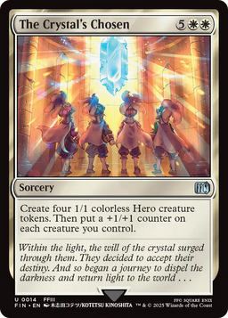 The Crystal's Chosen (FIN-014) - FINAL FANTASY Foil