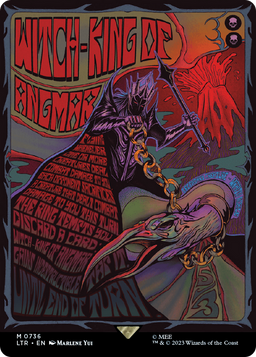 Witch-king of Angmar (Borderless Poster) (LTR-736) - The Lord of the Rings: Tales of Middle-earth Foil