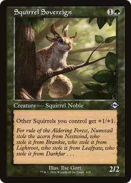 Squirrel Sovereign (Retro Frame) (MH2-415) - Modern Horizons 2