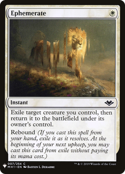 Ephemerate (LIST-007) - The List