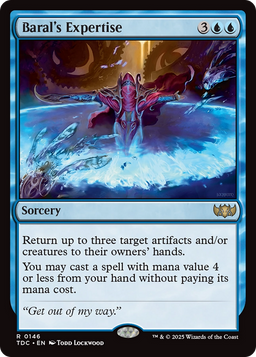 Baral's Expertise (TDC-146) - Commander: Tarkir: Dragonstorm