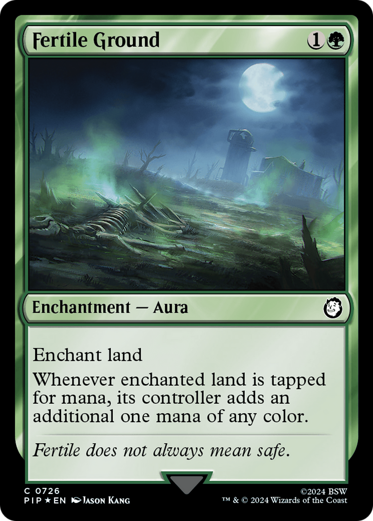 Fertile Ground (Surge Foil) (PIP-726) - Fallout Foil