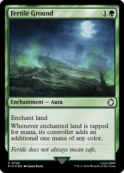 Fertile Ground (Surge Foil) (PIP-726) - Fallout Foil
