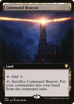Command Beacon (Extended Art) (CMR-704) - Commander Legends: (Extended Art) Foil
