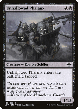 Unhallowed Phalanx (VOW-135) - Innistrad: Crimson Vow