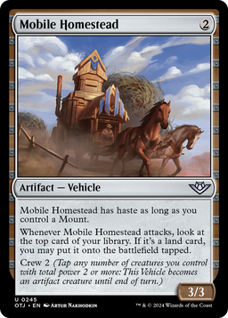 Mobile Homestead (OTJ-245) - Outlaws of Thunder Junction