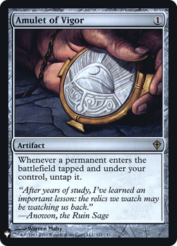 Amulet of Vigor (LIST-121) - The List Foil