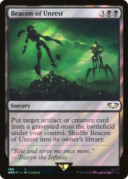 Beacon of Unrest (Surge Foil) (40K-194) - Warhammer 40,000 Commander Foil