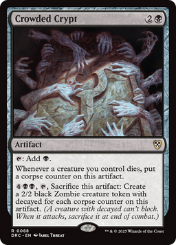 Crowded Crypt (DRC-088) - Commander: Aetherdrift