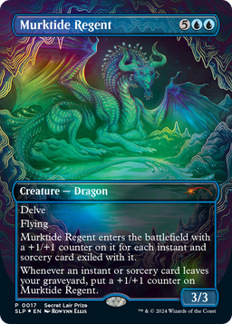 Murktide Regent (SLP-017) - Secret Lair Showdown (Borderless) Foil