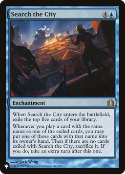 Search the City (LIST-RTR-49) - The List