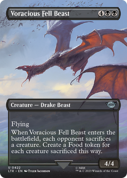 Voracious Fell Beast (Borderless) (LTR-422) - The Lord of the Rings: Tales of Middle-earth
