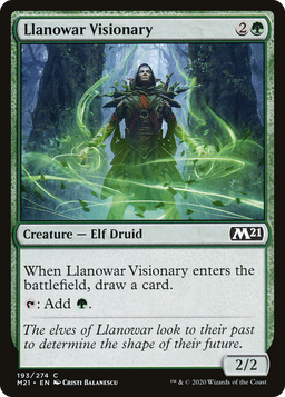 Llanowar Visionary (M21-193) - Core Set 2021