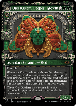 Ojer Kaslem, Deepest Growth (Showcase) (LCI-318) - The Lost Caverns of Ixalan: (Showcase) Foil