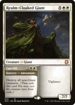 Realm-Cloaked Giant (AFC-070) - Forgotten Realms Commander