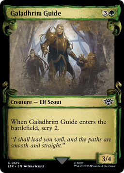 Galadhrim Guide (Showcase Scrolls) (LTR-619) - The Lord of the Rings: Tales of Middle-earth: (Showcase) Foil