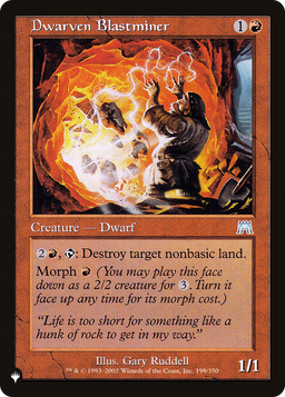 Dwarven Blastminer (LIST-ONS-199) - The List