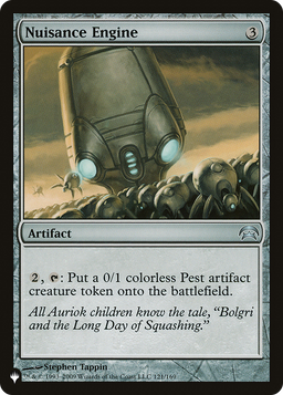 Nuisance Engine (LIST-121/169) - The List