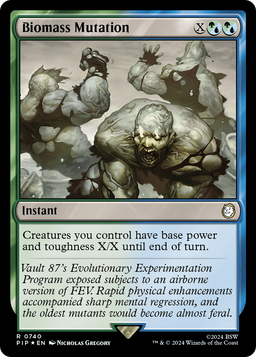 Biomass Mutation (Surge Foil) (PIP-740) - Fallout Foil