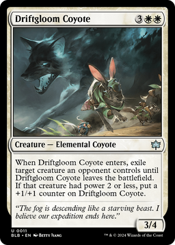 Driftgloom Coyote (BLB-011) - Bloomburrow