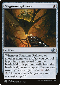 Slagstone Refinery (BRO-243) - The Brothers' War Foil