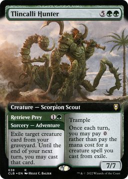 Tlincalli Hunter (Extended Art) (CLB-638) - Commander Legends: Battle for Baldur's Gate: (Extended Art)